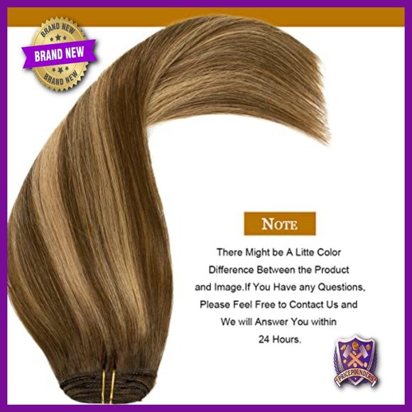 20 Inch Human Hair Clip-In Extensions 140g Straight Double Weft